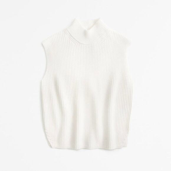Abercrombie & Fitch Sleeveless Turtleneck Sweater - XS - Picture 1 of 4